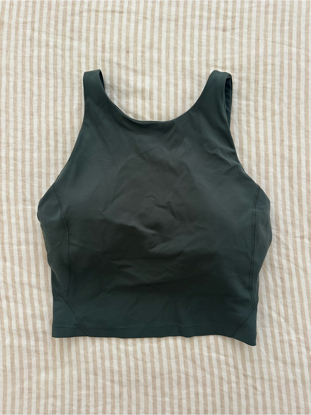 lululemon athletica Black High-Neck Tank Top
